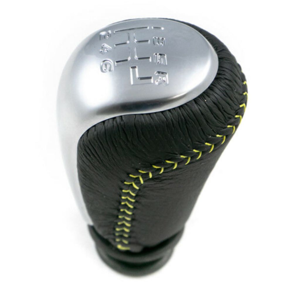 For Pontiac 2004-2006 GTO Base Coupe Speed Manual T56 Shift Knob Yellow Stitch *