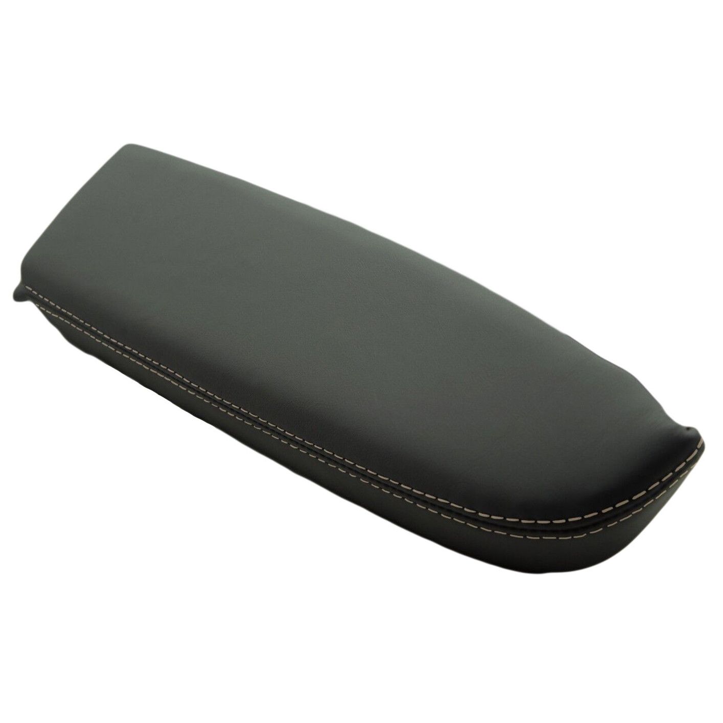 Door Panel Armrest Synthetic Leather Cover For 2007-2012 Acura RDX Beige Stitch
