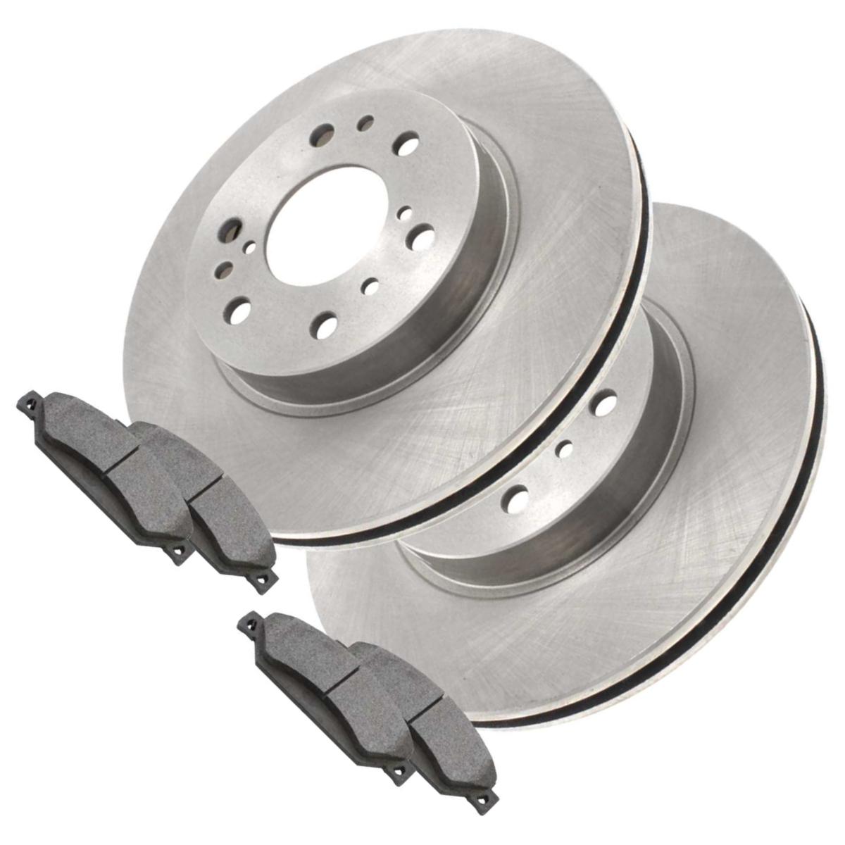 For 2005-2017 Sierra 1500 2008-2017 Silverado 1500 Front Rotors And Ceramic Pads