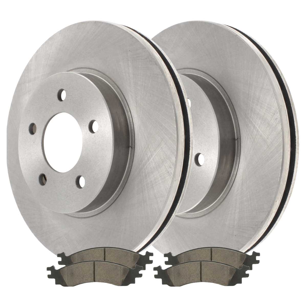 For 2006 2007 2008 2009 2010 Ford Explorer Front Rotors And Ceramic Pads