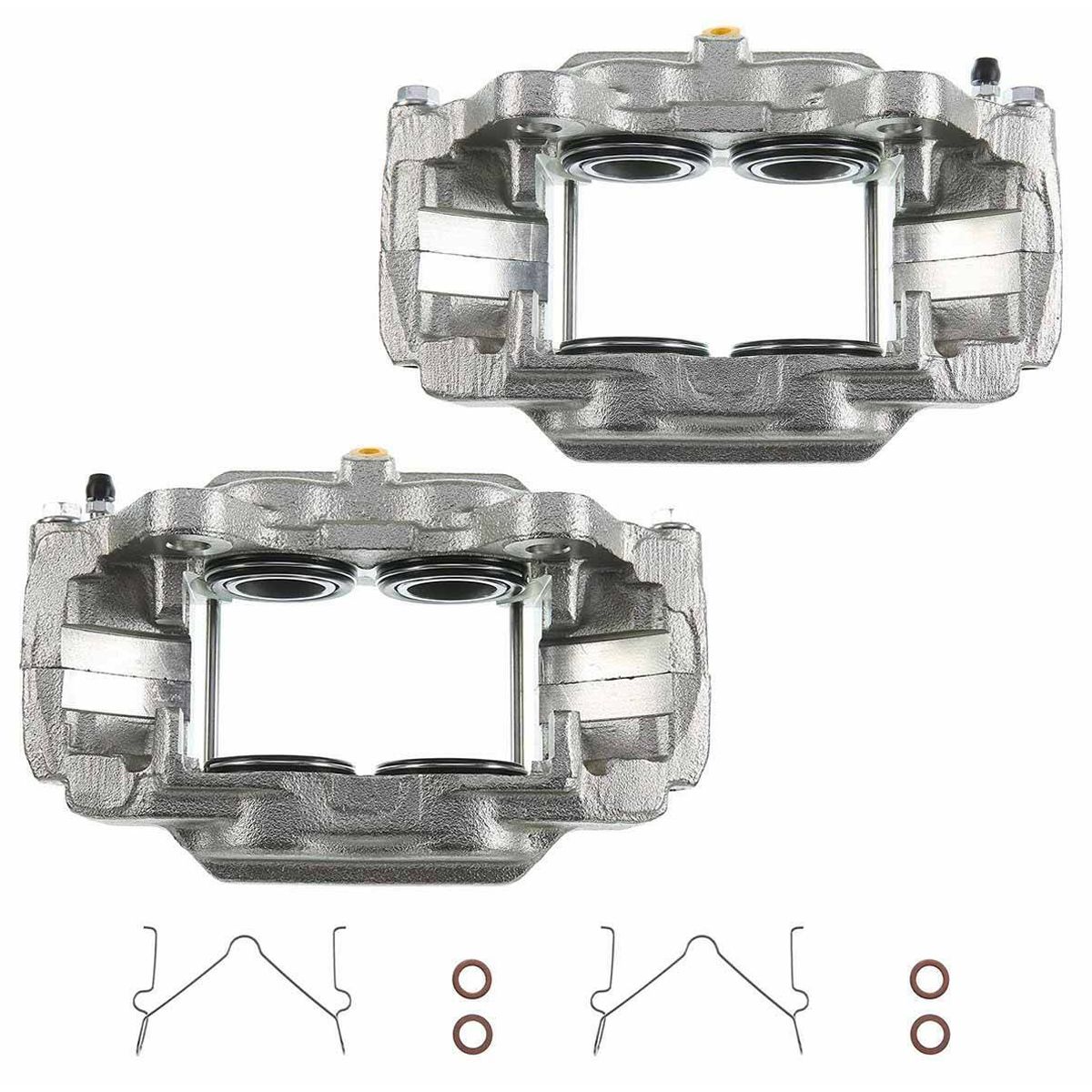 2x Disc Brake Calipers Steel Piston For Hummer H3 2006-2010 H3T Front Left&Right