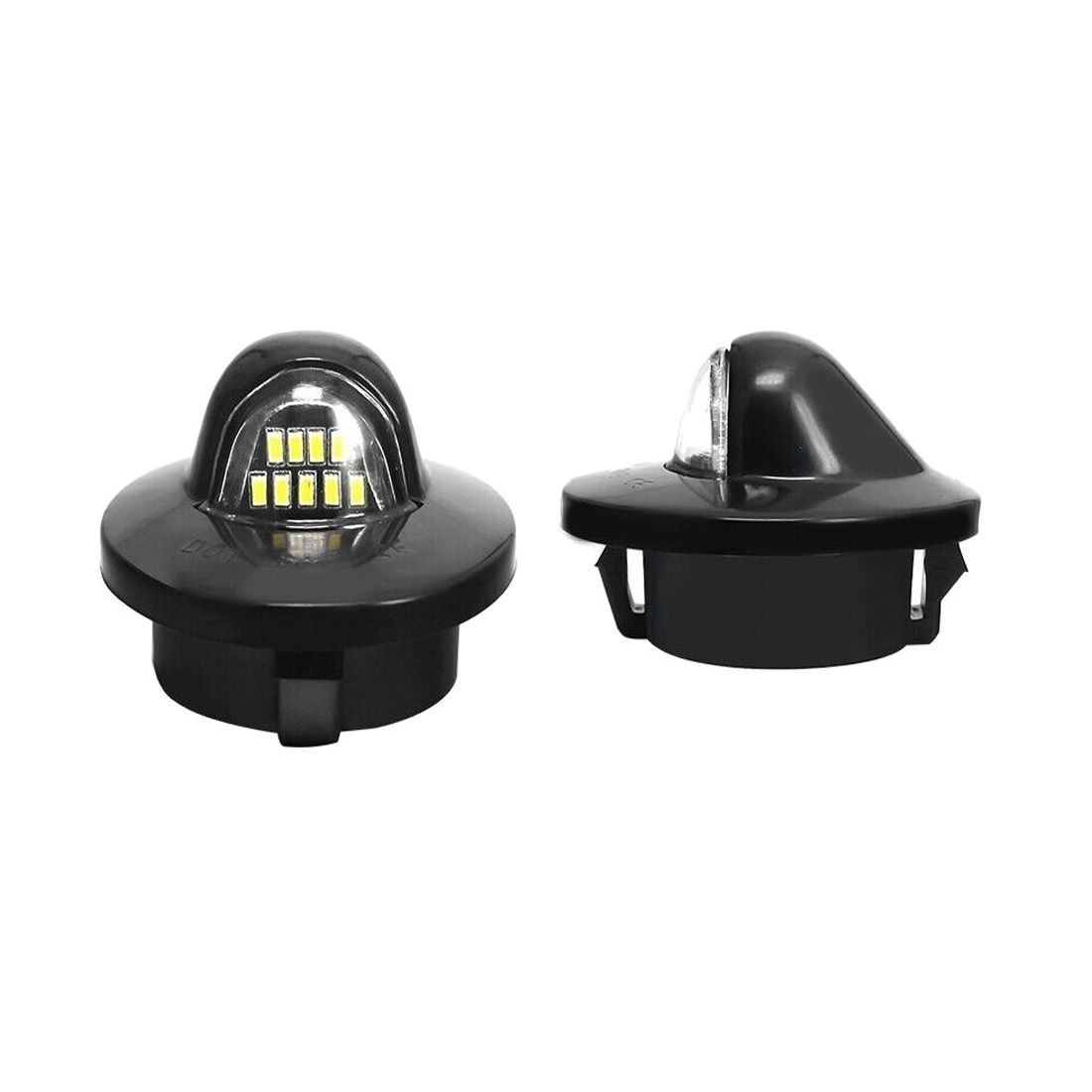 Pair LED License Plate Lights Lamps With 12 LEDs
