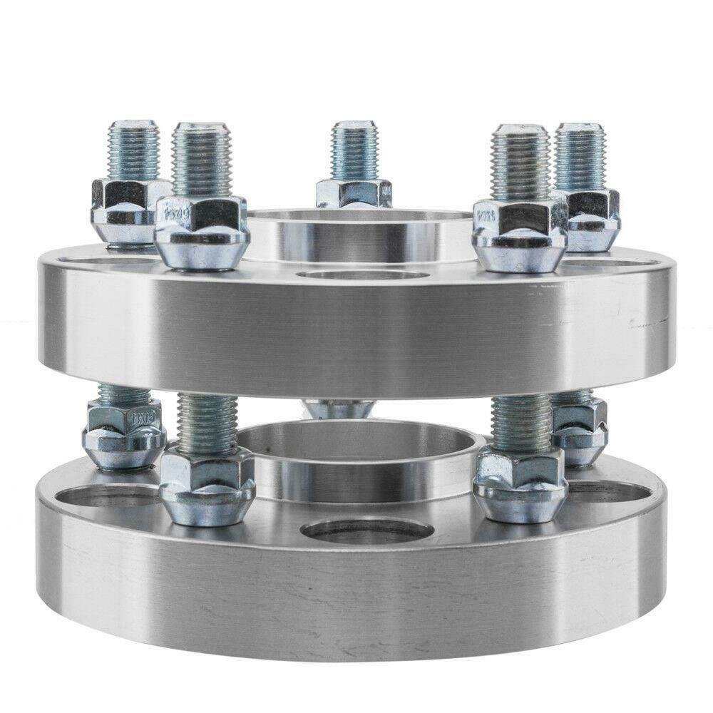 2pc 1" HUBCENTRIC To Wheel Spacers Adapters 14x1.5 For Buick Cadillac Chevrolet