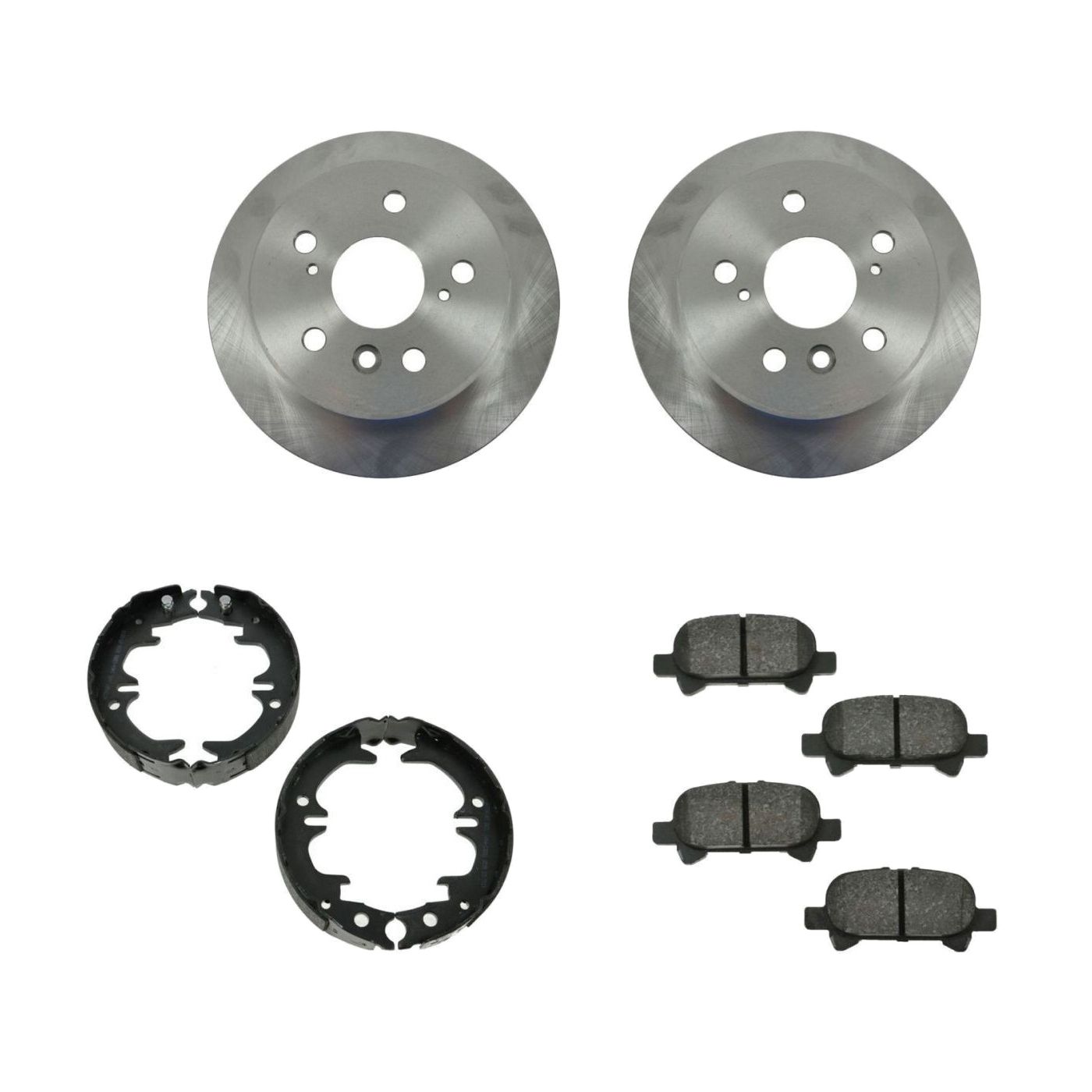 For Solara Rear Premium Posi Metallic Pads & Rotors Disc Emergency Brakes Kit