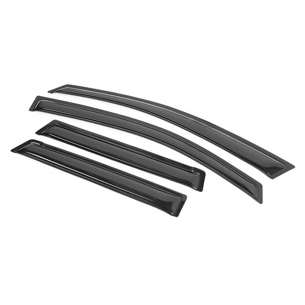 8 PCS - For Fit Fits 07-08 Honda Fit GD3 Window Visors Rain Sun Guard Vent Pieces Set