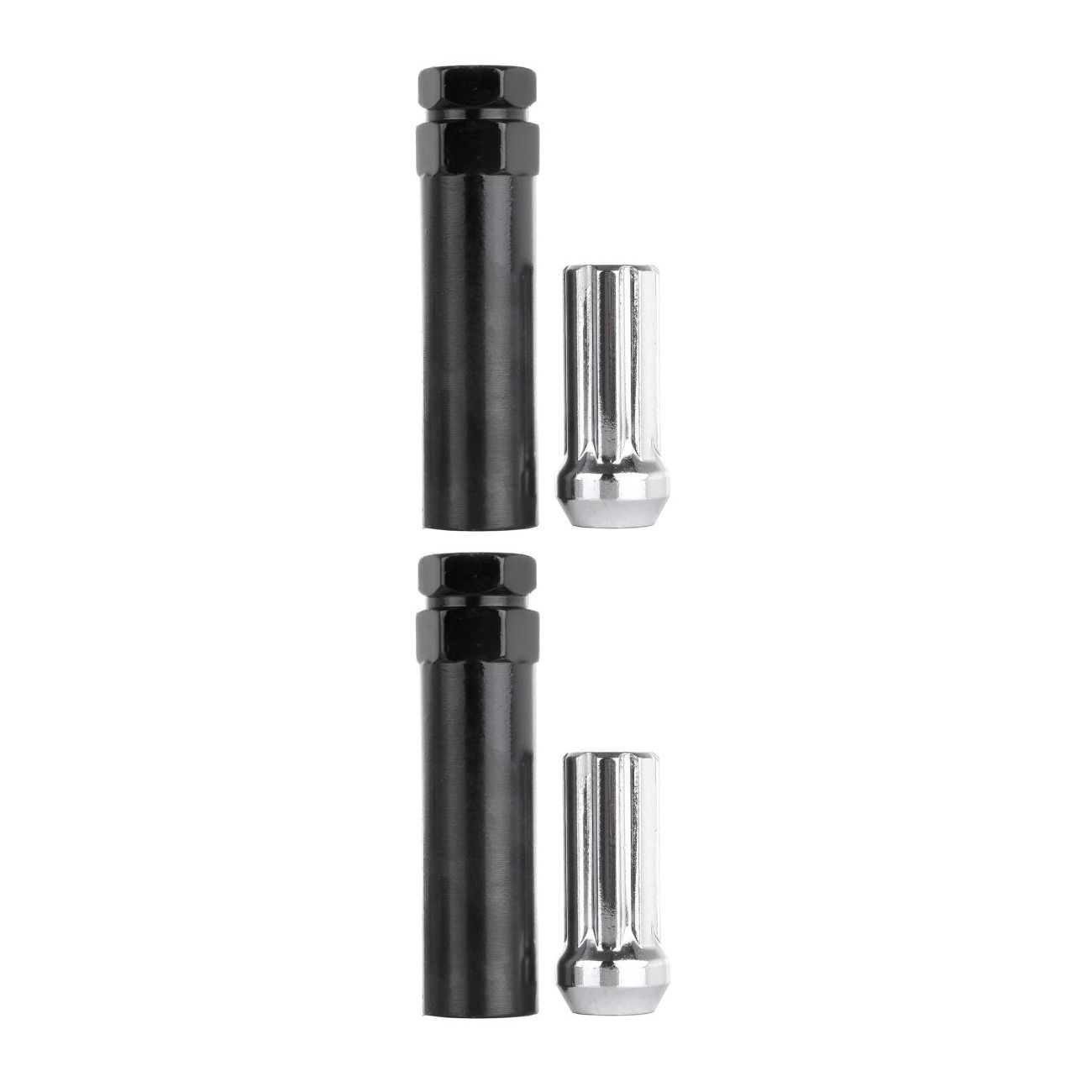64 PCS - Chrome Spline Thread 14mmx1.5 Lug Nuts + Keys For Ram 1500 2500 3500