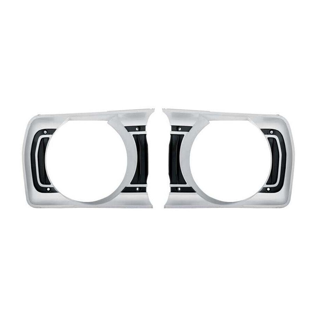 For 1970-1971 Dodge Dart Swinger Hardtop Headlamp Bezel Set