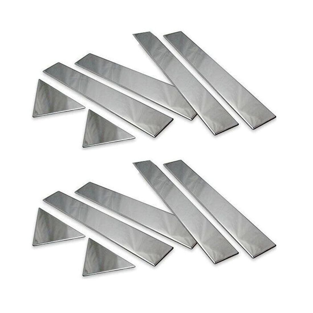 2 Sets Of - Fit 05-10 Chrysler 300 300C Chrome Door Pillar Post Polished Stainless