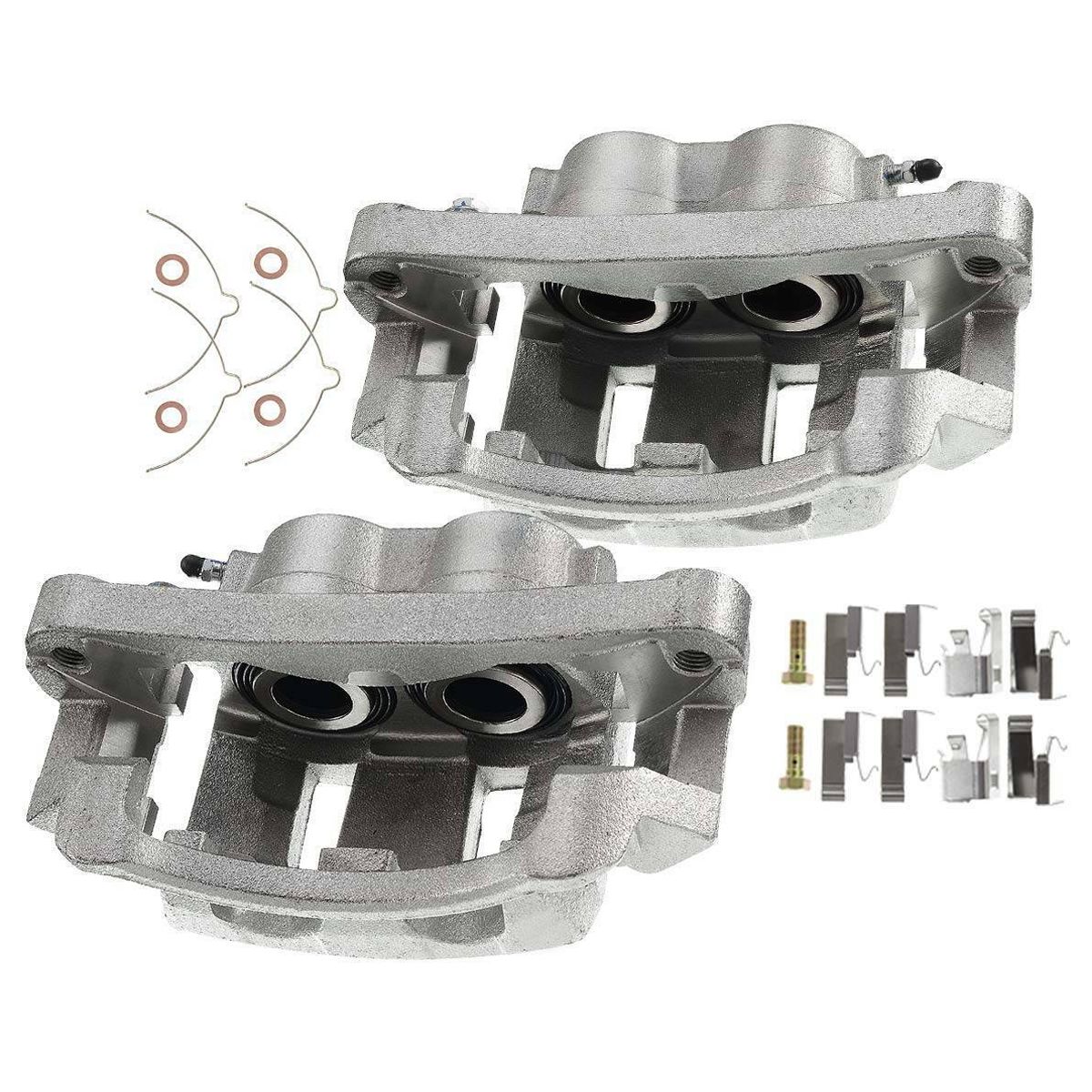 2x Front Brake Calipers For 99-04 Ford F-250 F-350 Super Duty Excursion