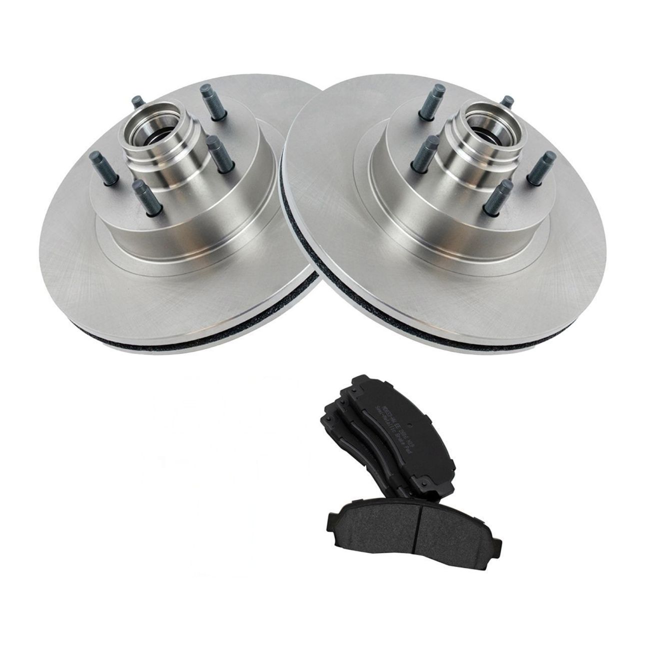 Front Posi Semi Metallic Brake Pad Rotor Kit For Explorer Sport Trac SUV