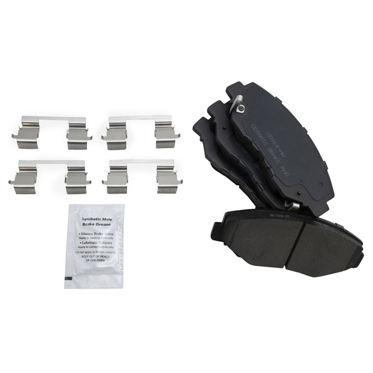 Front Ceramic Brake Pad & Rotor Kit W/Fluids For Honda Accord Civic Element