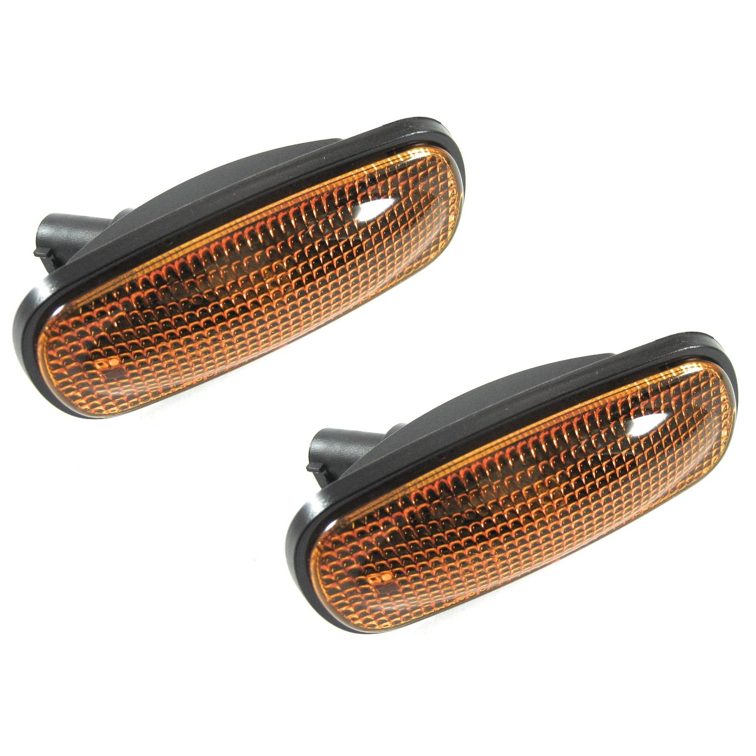 For 99-04 Discovery 02-05 Freelander 2 Amber Side Marker Fender Light Set