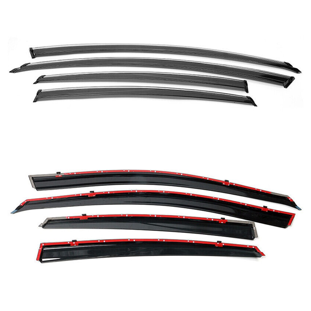 2 Sets Of - For 2013-2018 Altima Sedan 4DR Window Visors Rain Sun Guard Vent W/