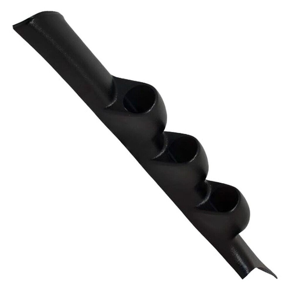 Black Triple Gauge 52mm Pillar For Acura 2002-2006 RSX Base 2002-2006 RSX Type-S