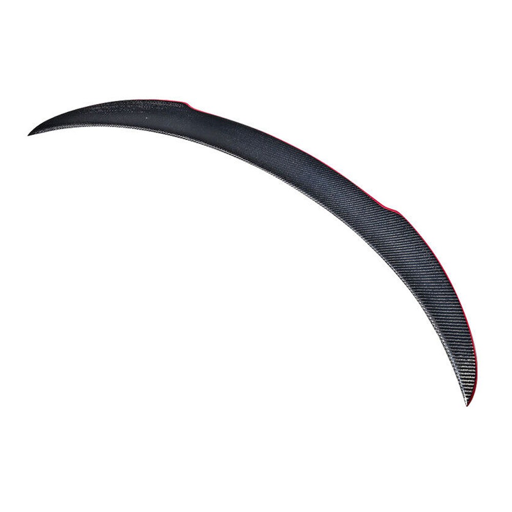 Fits 13-18 Benz CLA-Class C117 FD Style Carbon Fiber CF Red Line Trunk Spoiler