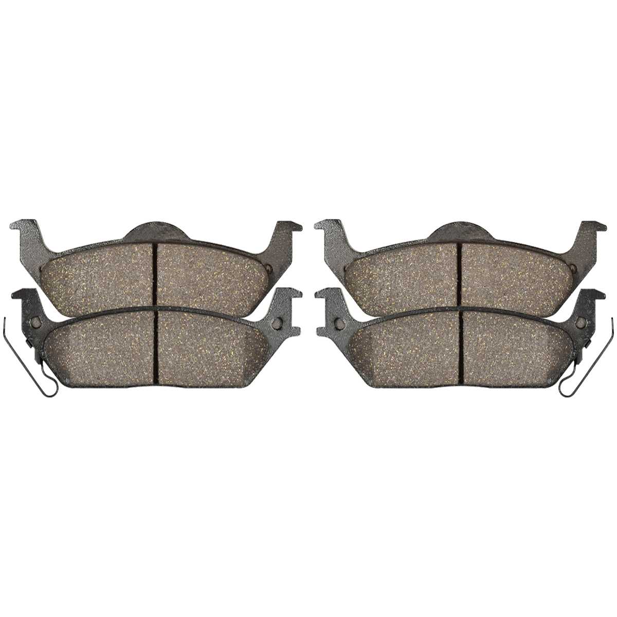 2 Sets Of - For 2004-2010 2011 Ford F-150 2006-2008 Lincoln Mark LT Rear Ceramic