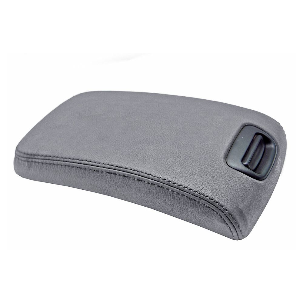 Console Lid Armrest Cover Leather For Nissan 2000-2003 Maxima Sedan Gray