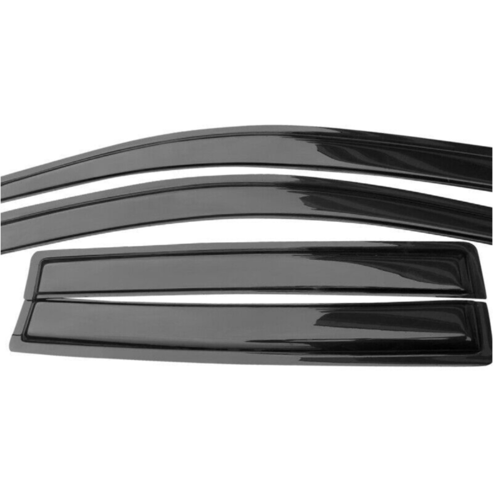 For 04-10 QX56 05-15 Armada Acrylic Visor Vent Rain Sun Deflector Guard 4Pc Set