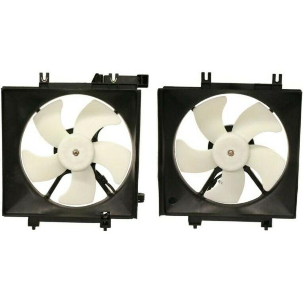 Radiator Cooling Fan W/ A/C Condenser Fan For 2008-2013 Forester Impreza LH & RH