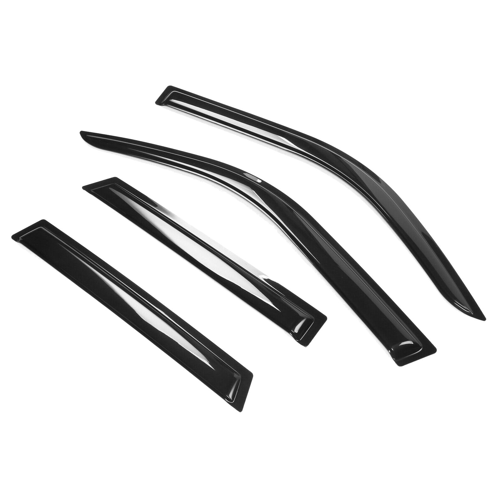 2 Sets Of - Fits 21-23 Ford Bronco Sport Acrylic Slim Window Visors Sun Rain Guards