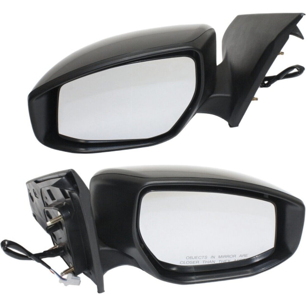 Power Mirror Pair For 2013-2019 Nissan Sentra Sedan Manual Folding Paintable