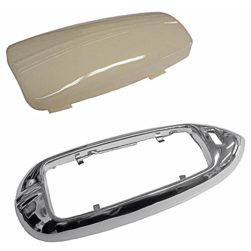 Dome Lamp Bezel & Lens For Buick Cadillac Chevrolet Oldsmobile Pontiac