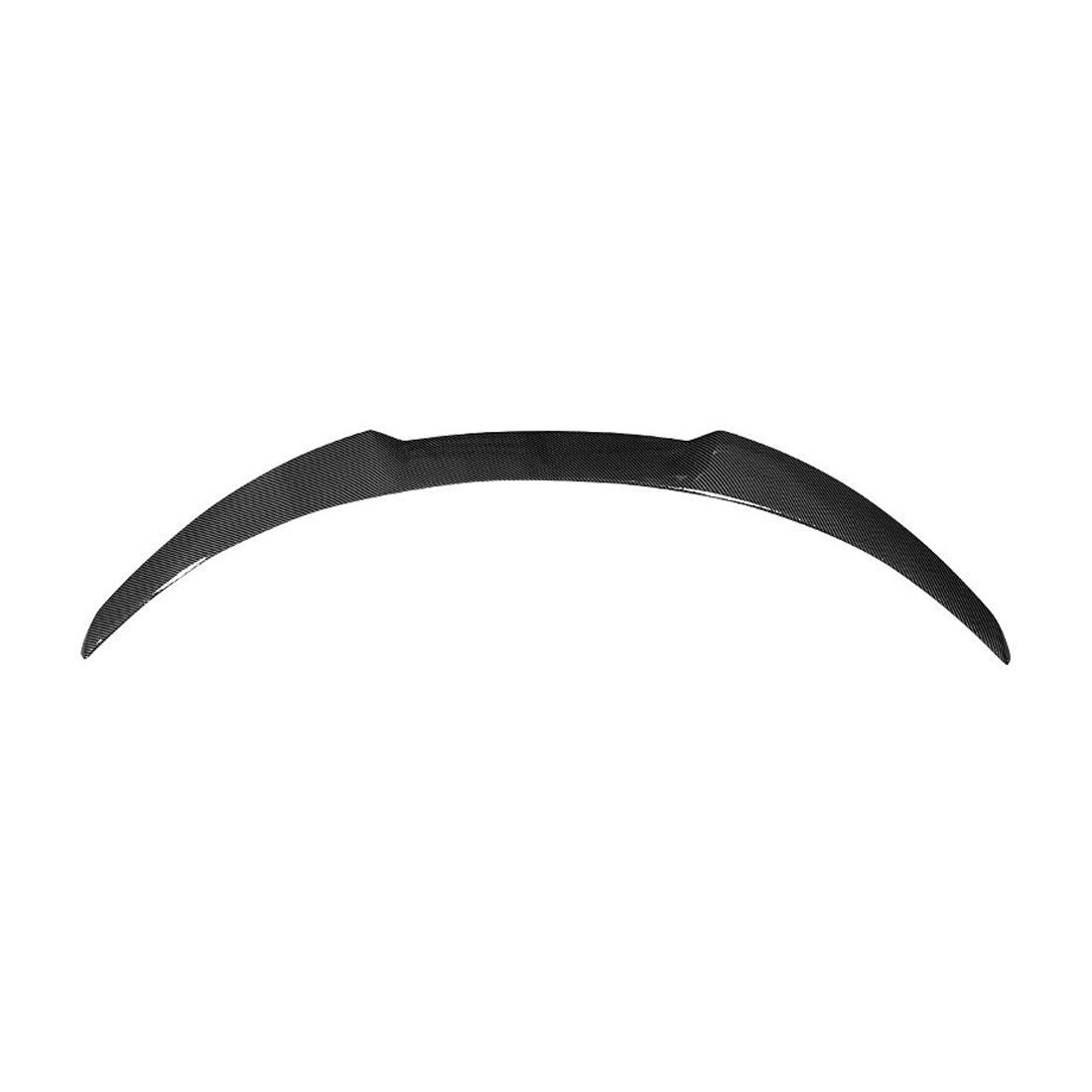 For 19-23 3 Mayor Model 3 4DR Carbon Fiber Print Rear Trunk Spoiler Lip Wing