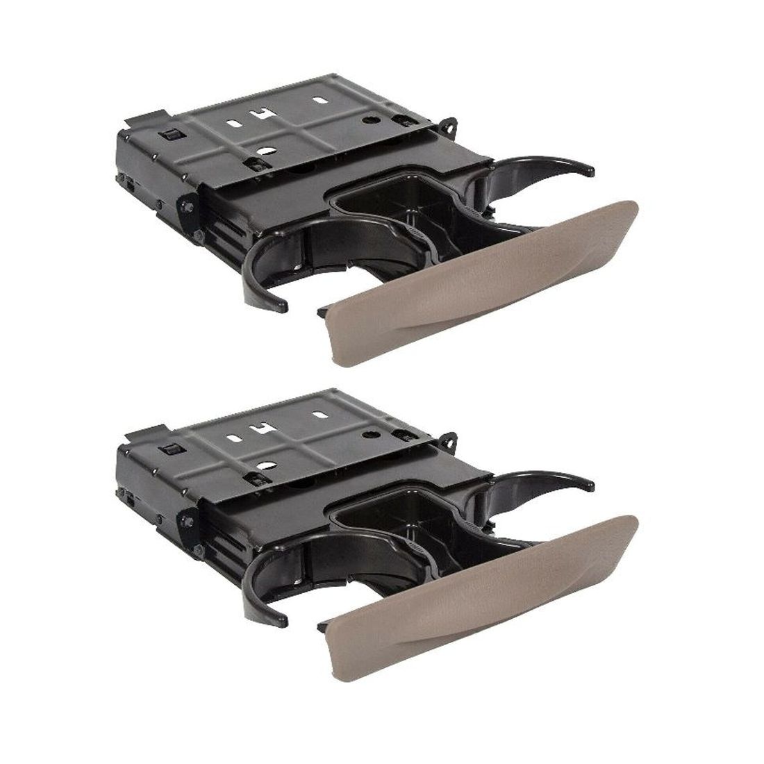 2 Sets Of - Dash Cup Holder Parchment Tan For Excursion F250 F350 F450 F550 SuperDuty