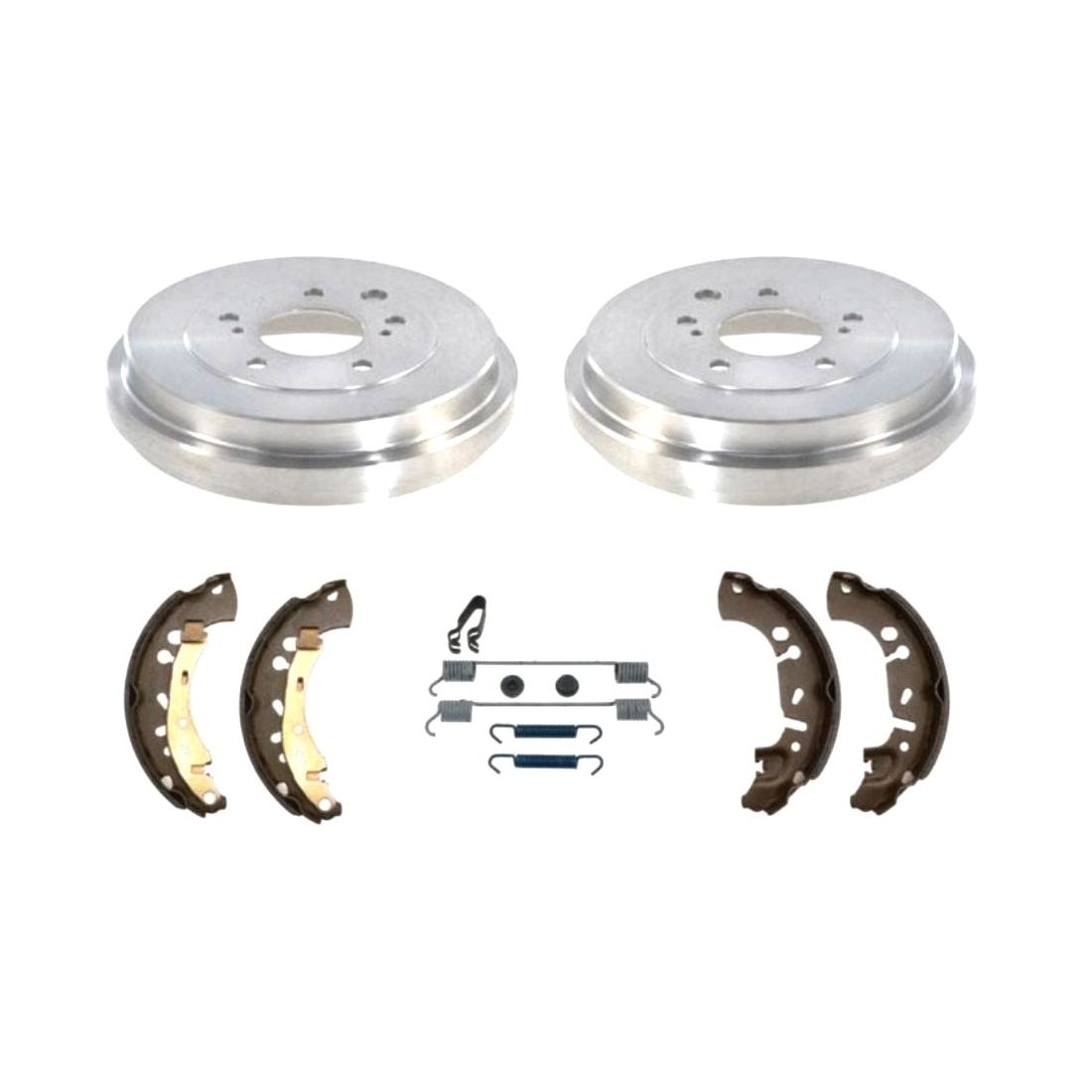 AP Rear Drums Brake Shoes & Spring Kit For Nissan 2013-2018 Sentra Sedan