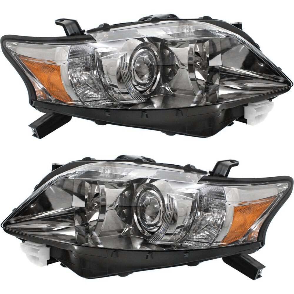 Headlight Set For 10-12 Lexus RX350 Base Left And Right With Bulb 2Pc