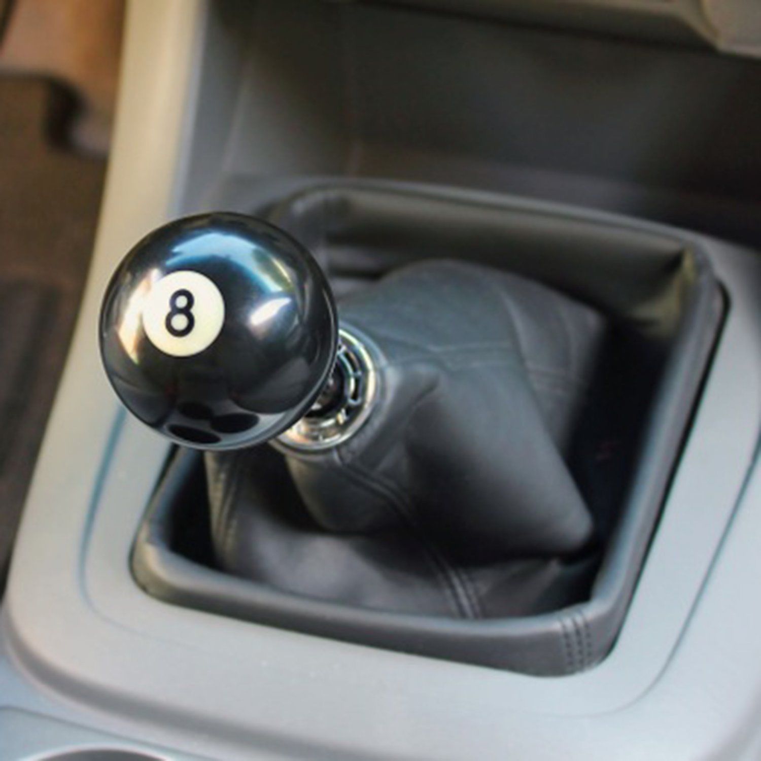 8 Eight POOL BILLIARD BALL Custom GEAR SHIFTER SHIFT KNOB Car Lever Black