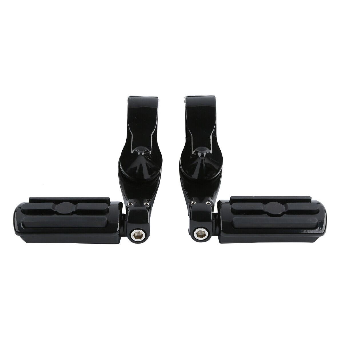 1-1/4" Universal Highway Foot Pegs Short Mount For 95-97 Bad Boy Engine Guards
