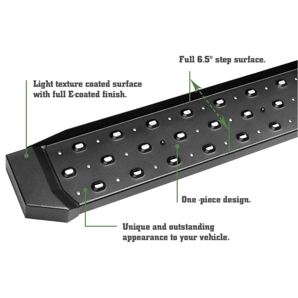 Rattler Steel Running Board For Nissan NV1500 NV2500 NV3500 NV Side Step