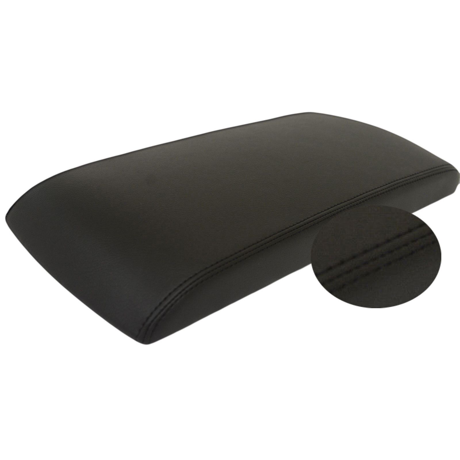 Center Console Armrest Leather Synthetic Cover For 2009-2019 Flex Black