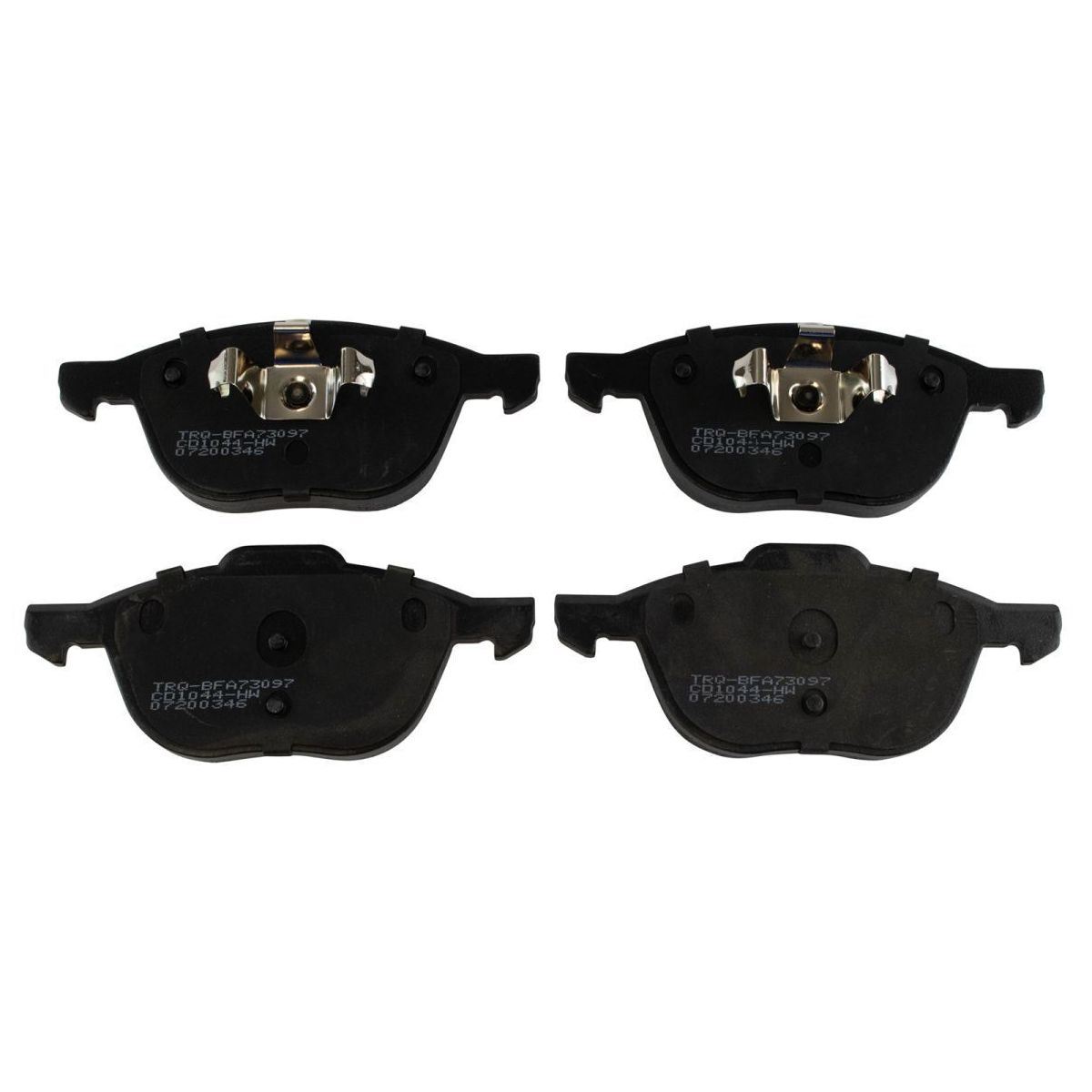 For 13 Ford Escape SEL Sport Utility Front Ceramic Brake Pad & Coated Rotor Kit