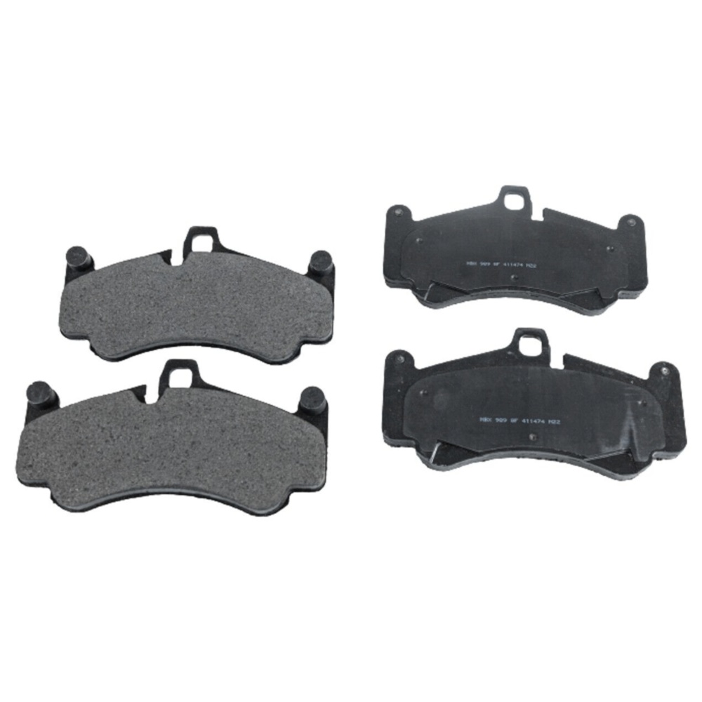 Front And Rear NAO Brake Pad Set For Porsche 911 Boxster Carrera GT Cayman