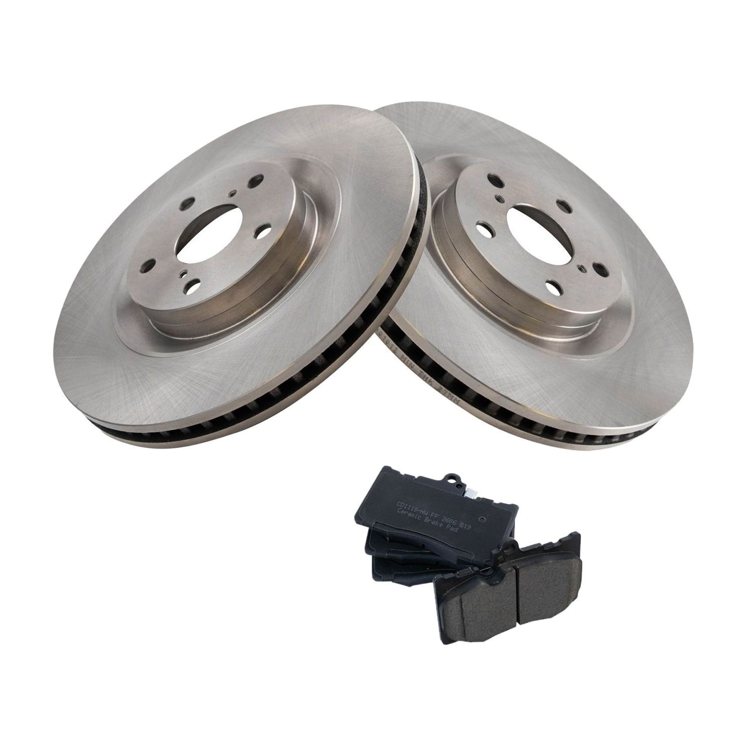 For 2014-2015 IS350 C F Sport Convertible Front Ceramic Brake Pad & Rotor Kit