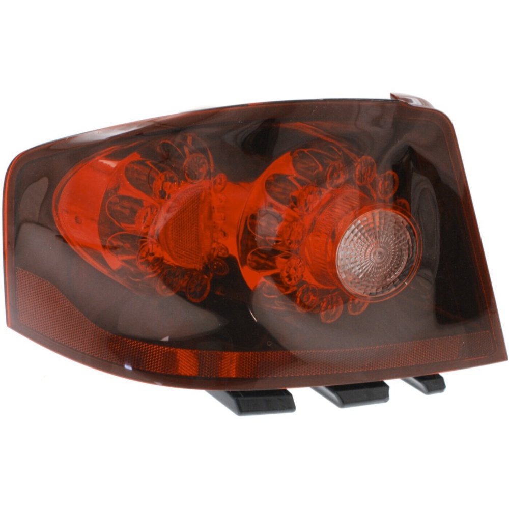 Halogen Tail Light For Dodge 11-14 Avenger Sedan Left Clear/Red Lens W/ Bulbs