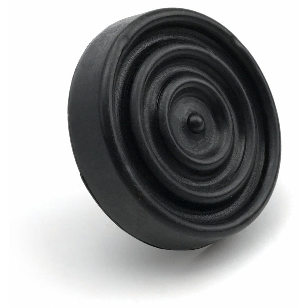 2 Sets Of - ROUND RUBBER BRAKE PEDAL PAD 3.25" DIAMETER WITH 1.5" MOUNTING STUD HOT