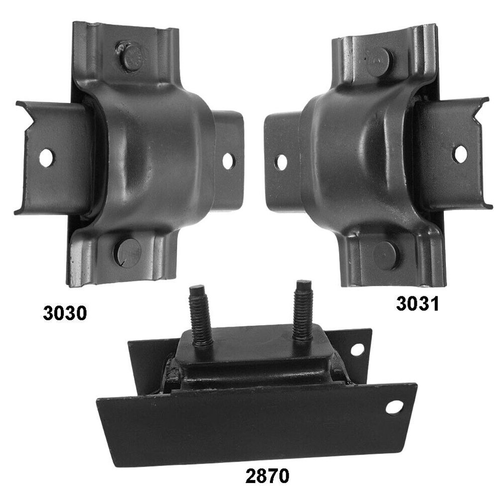 Engine Mounts & Auto Trans Mount 3PCS Excursion 03-00 7.3L Diesel 4WD