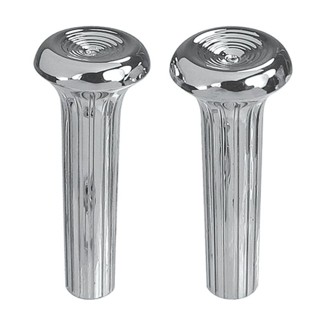 For 1978-1983 Malibu Oldsmobile 1968-1971 442 Chrome Ribbed Door Lock Knob Set