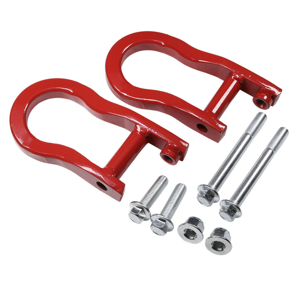 Red Front Tow Hook Kit For LD Limited Sierra Silverado