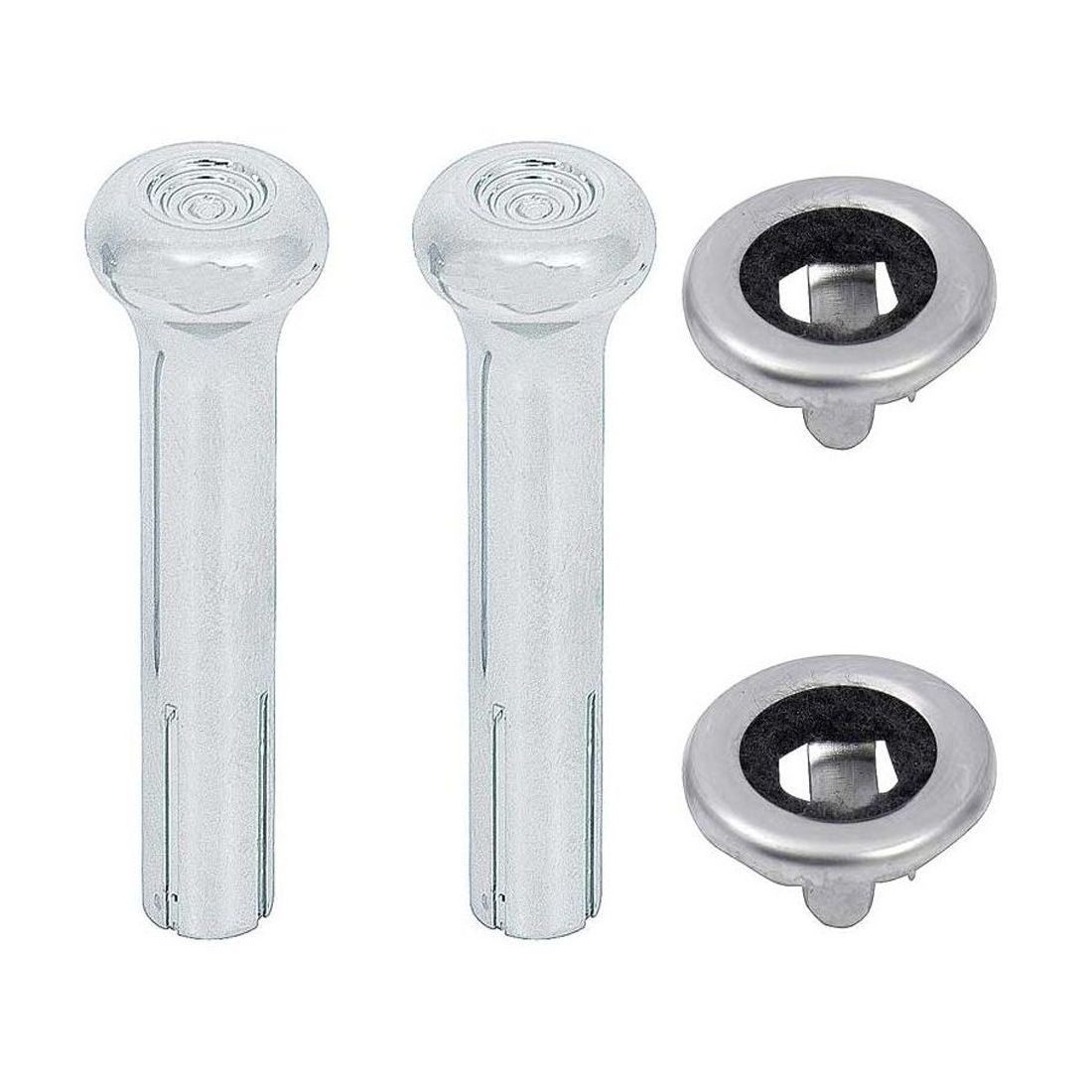 For 1971-1972 Oldsmobile Delta 88 Royale Convertible Chrome Door Lock Knob Set