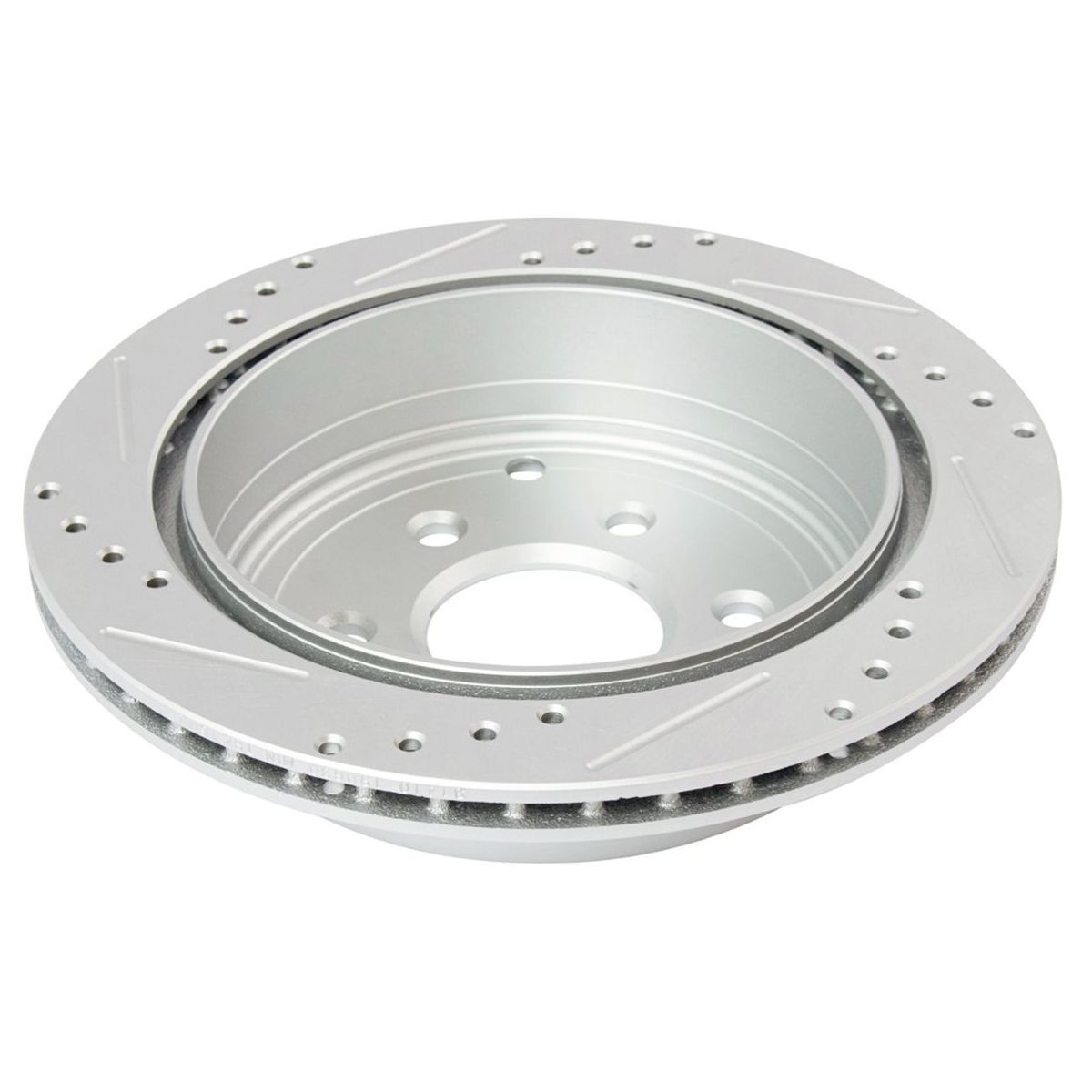 For 05-22 Frontier LE Disc Brake Rotor Drilled & Slotted Rear G-Coated Pair