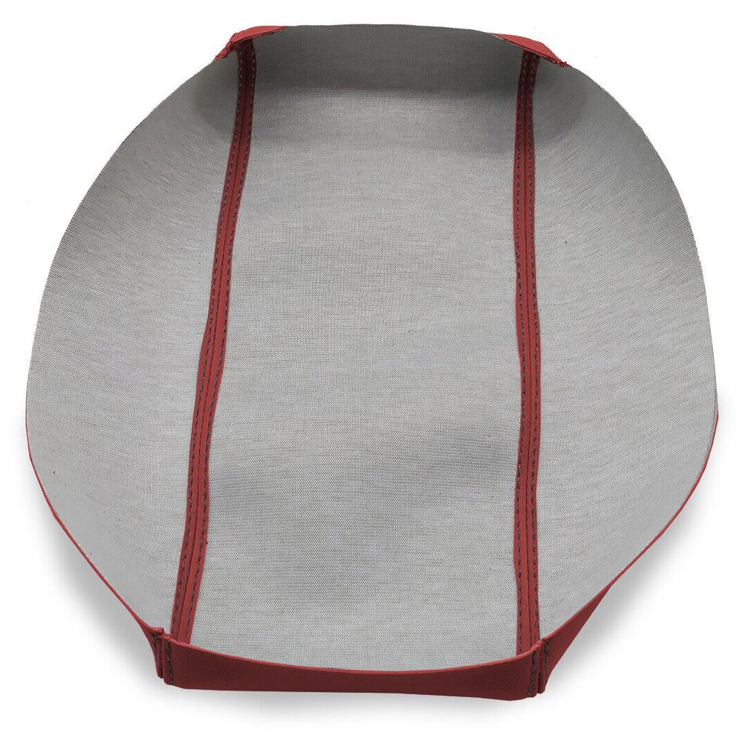 Console Lid Armrest Cover Leather For 2004-2006 GTO Base Coupe Red Black Stitch