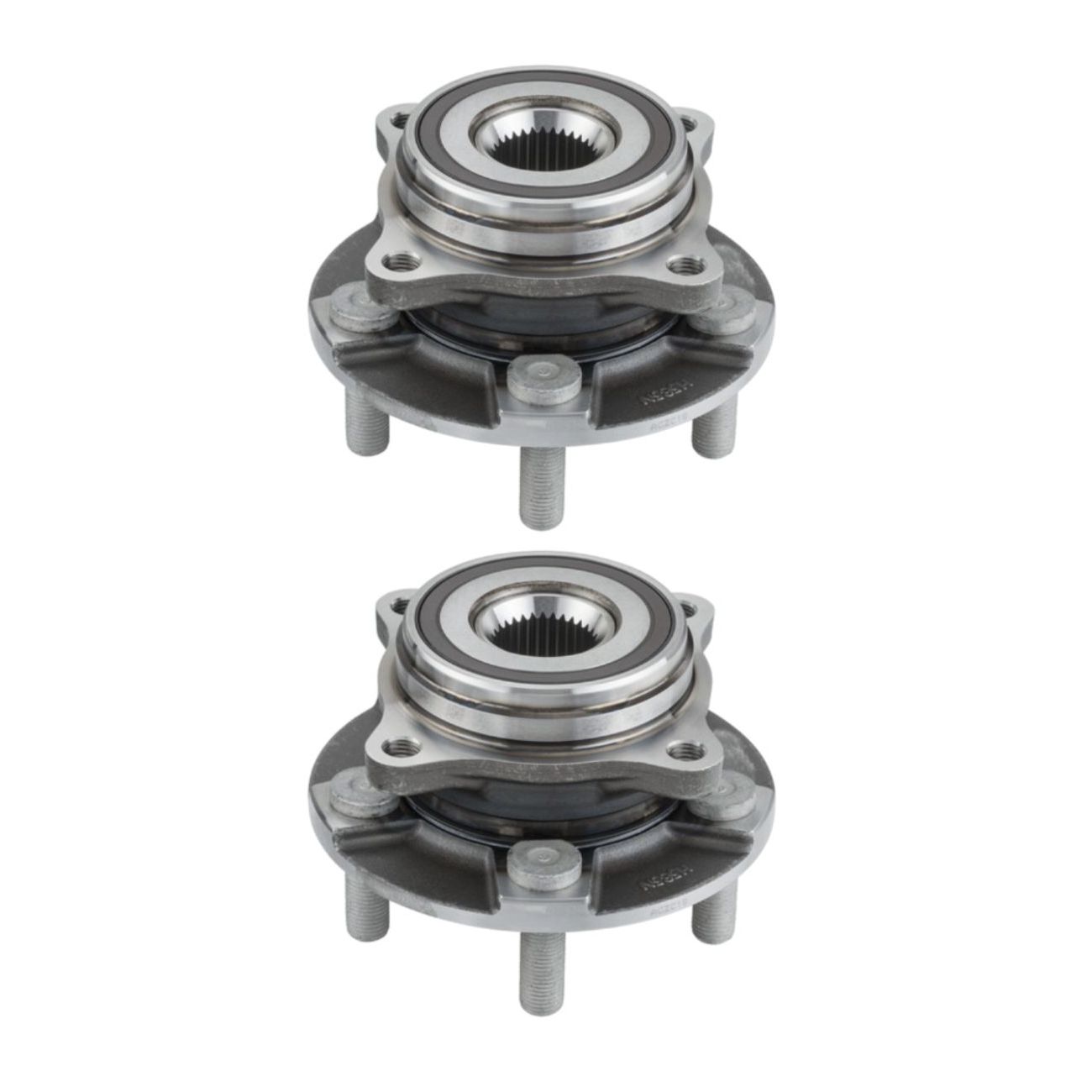 2 Sets Of - For 17-18 GT 15-19 Mustang Rear Left+Right Side Wheel Hub & Bearing