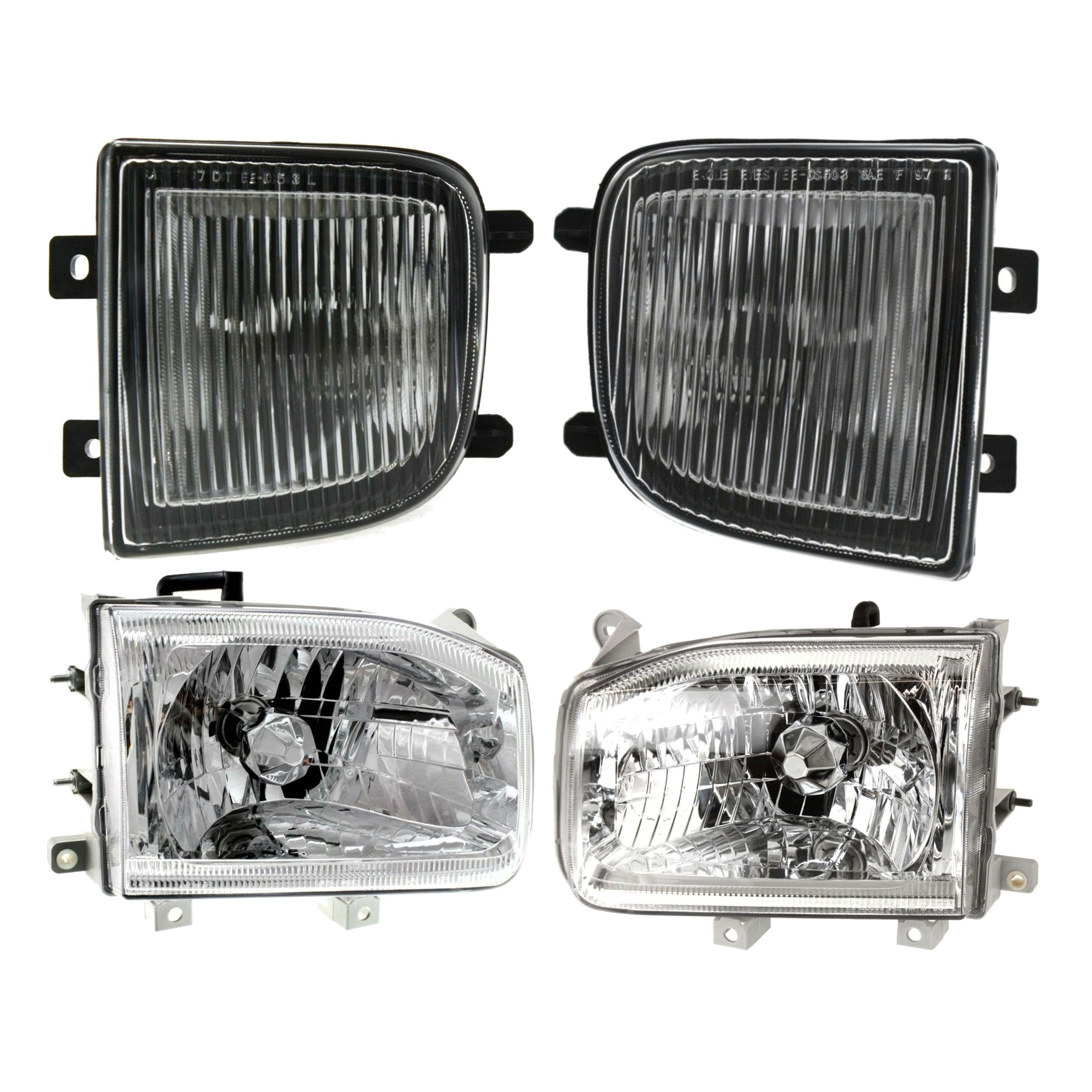 Headlight Kit For 1999-2004 Nissan Pathfinder Sport Utility Left And Right 4pc