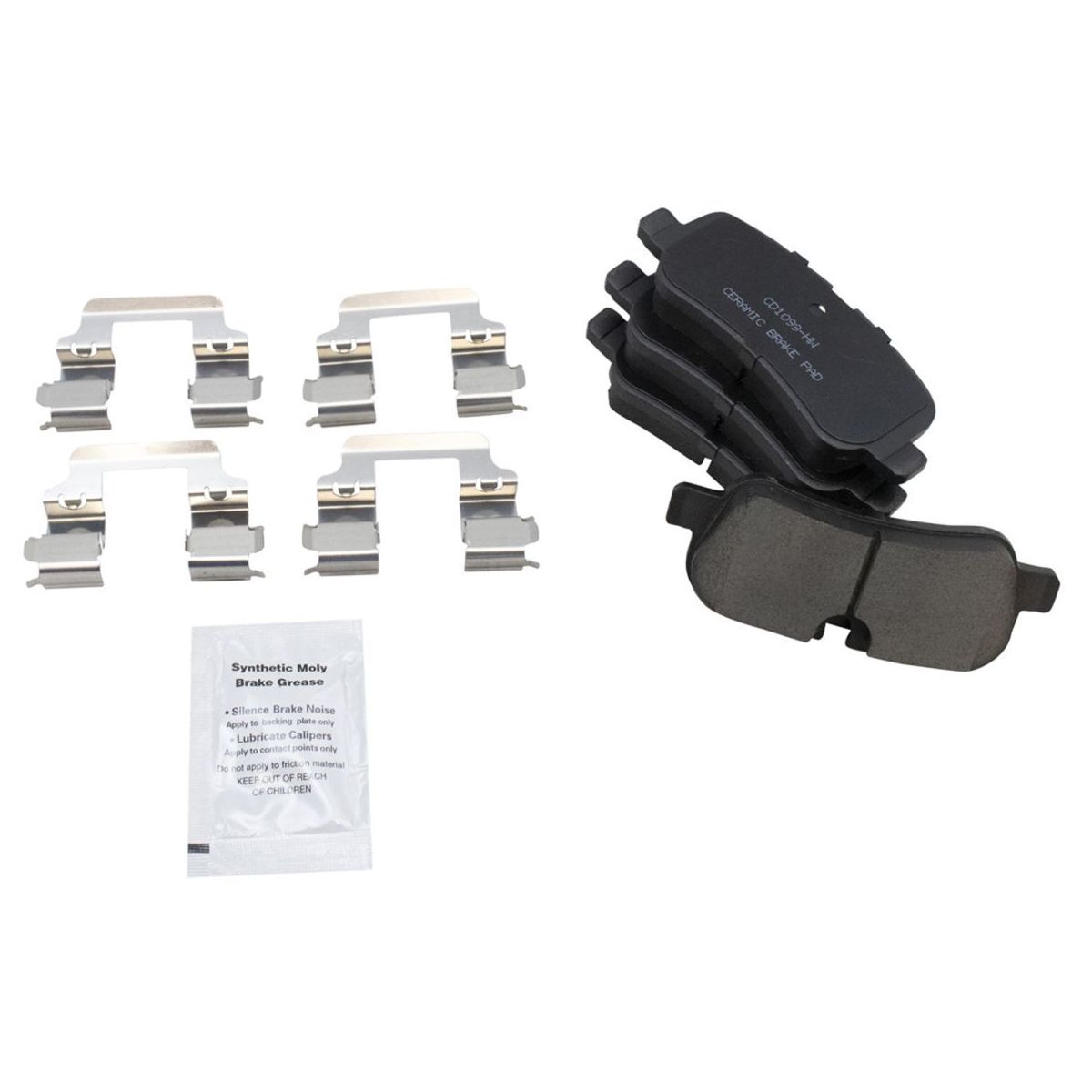 For 05-09 LR3 Sport Utility Front Rear Ceramic Brake Pad & Coated Rotor Kit W