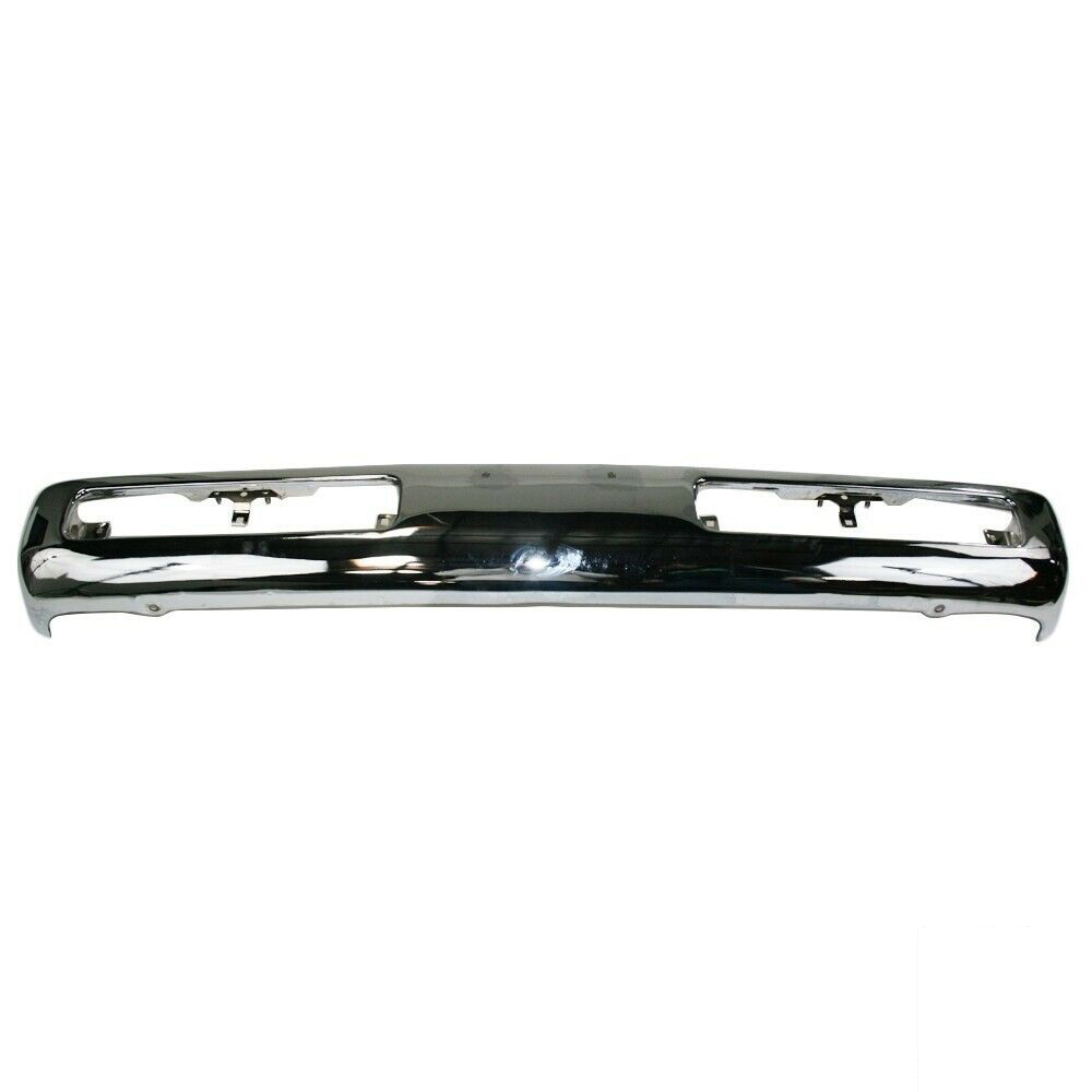 Chrome Front Bumper Face Bar For Nissan 1996-1997 Pickup 1-Piece Type Steel