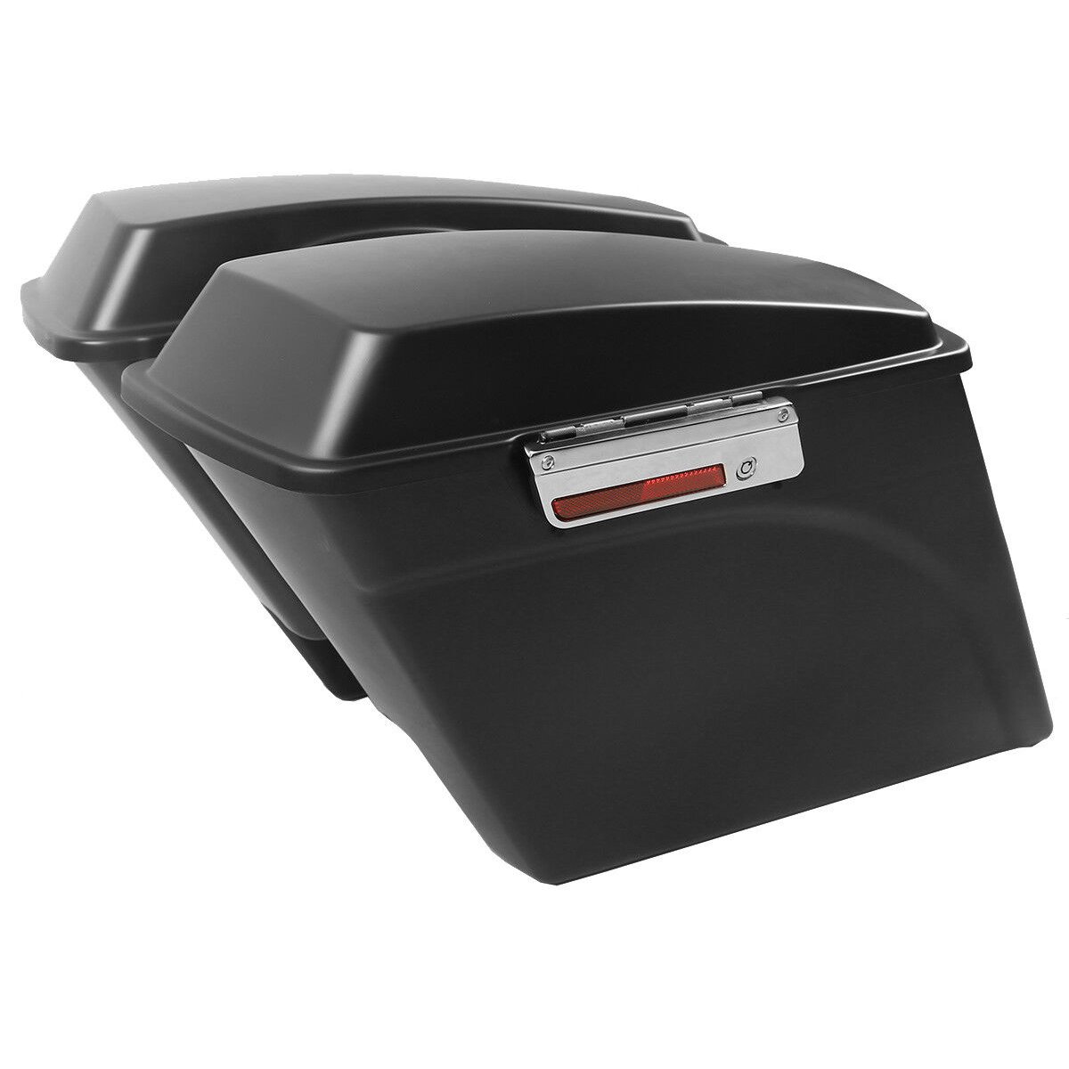 Matte 5" Stretched Saddlebags Fit For Harley-Davidson Harley Road Electra